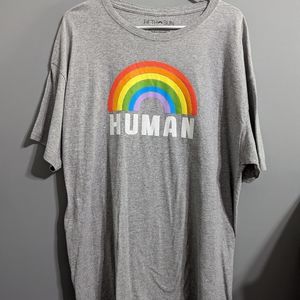 Human rainbow LGBTQIA queer pride - Equality rights tshirt xl plus Size